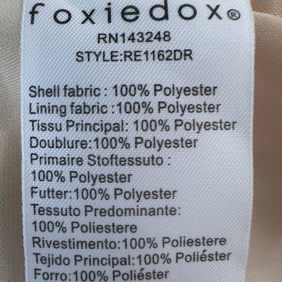 Foxiedox Floral Bow Ties Blue Crochet Coquette Wedding Guest Maxi Dress Size S - Picture 12 of 13